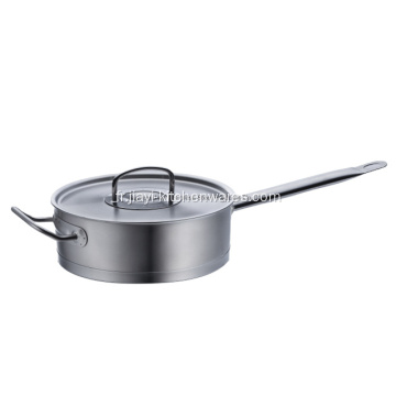 Batterie de cuisine 3plyCoating Casserole avec couvercle pour induction